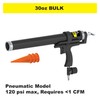 Albion Engineering AB30 Mid-Handle Air-Powered Steel Bulk Caulking Gun, 120