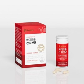 Bikechrome 바이크롬 간 유산균 NVP-1702 간 건강 개선 프로바이오틱스 1개월분(30정) BikeLoom Liver Probiotics NVP-1702 Liver Health Improvement 1-Month Supply (30 Tablets)