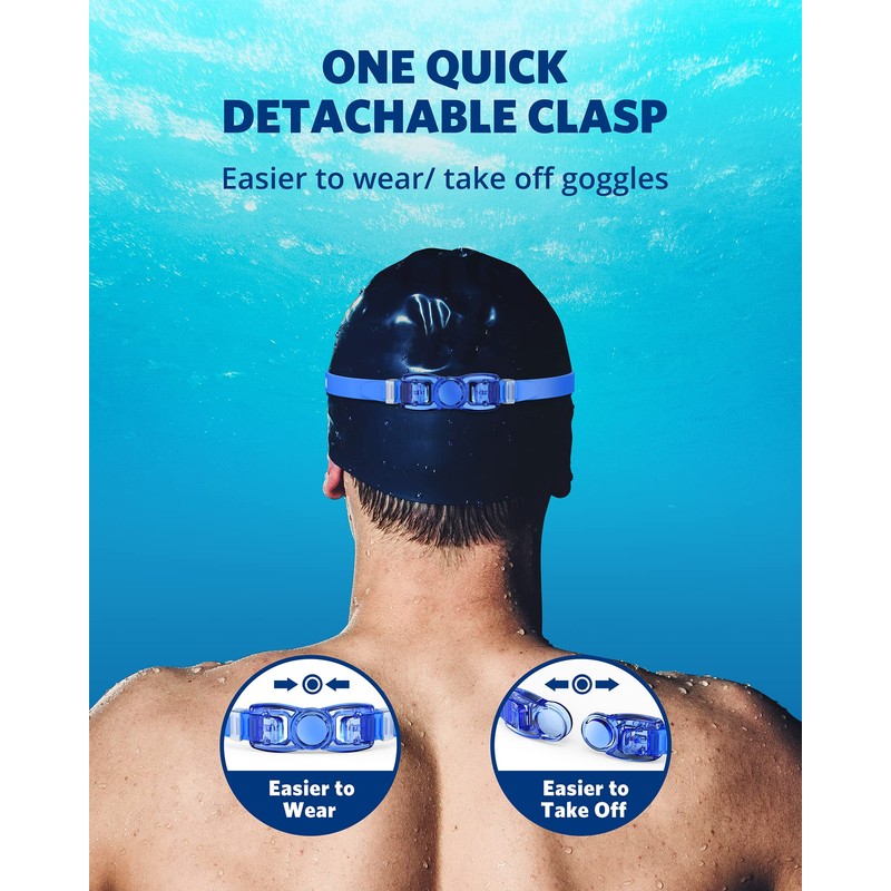 Aegend Swim Goggles, 2 Pack Swimming Goggles No Leaking Adult