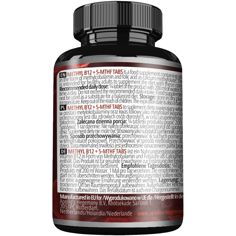 Methyl B12 + 5-MTHF 300 mcg - Vitamin B12 und