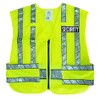 RYNO GEAR High Visibility Zipper Front Safety Vest With Reflective