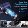 KMM Handheld Car Vacuum Cleaner with LED Light & Multi-Nozzles