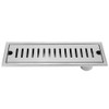Large Flow Stainless Steel Rectangle Shower Floor Drain Bathroom Drainage