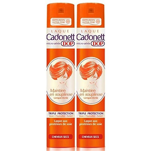 Cadonett Dop - Langanhaltendes Haarspray mit flexiblem Halt, dreifacher Schutz