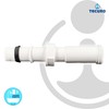 tecuro Extension pipe, overflow connection pipe, diameter 25 x 165