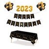 3pcs New Year's Day Tablecloth Table Cloth Dining Room Table
