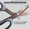 QMBasic Stainless Steel Titanium Scissors in Twin Pack | Kitchen