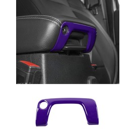 Savadicar Purple Interior Accessories - Armrest Switch Bezel Trim Cover for 2018-Present Jeep Wrangler JL JLU 4XE & Gladiator JT - Solid Color Interior Decor Upgrade Option, 1-Piece