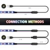 Vrabocry LED RGB PC Light Strip 2PCs 19.7in RGB LED