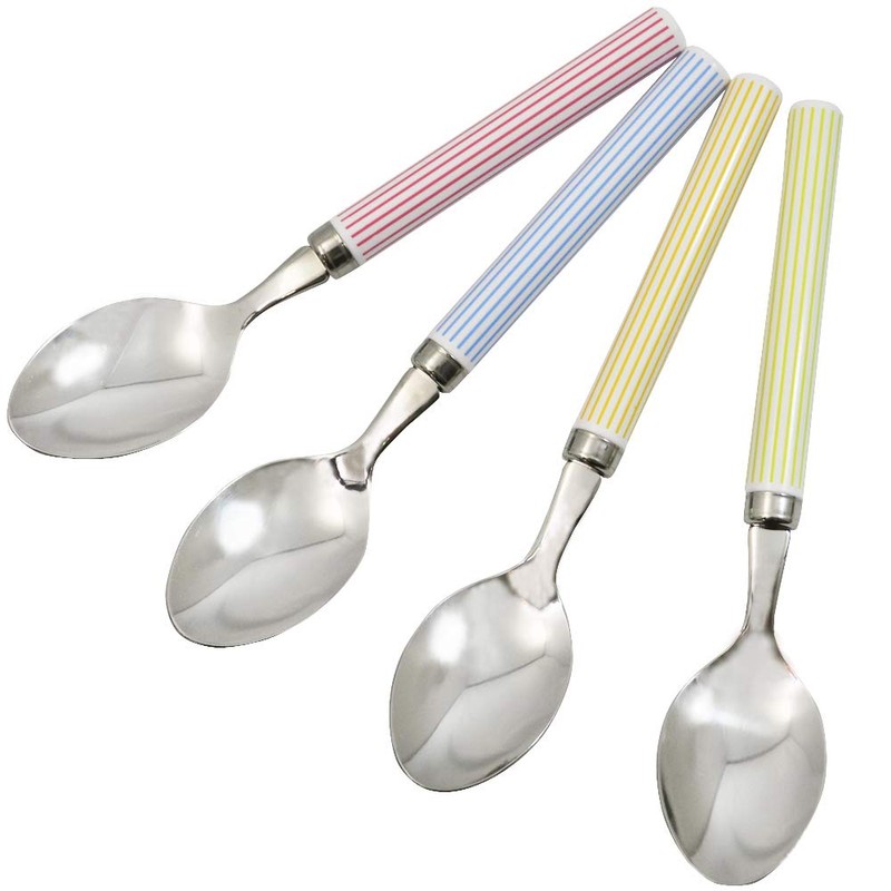 Kai FA5171 KAI Spoon L, Set of 4, Striped Pattern,