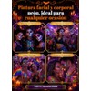 Pintura Cara 8 Colores,Pintura De Cara De Neón Brillante UV