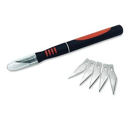 SMB Premium Soft Handle Knife w/5 Blades (1/4/10/25/100 pcs) (10)