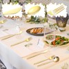 180 Pcs Gold Silverware Bulk for 60 Stainless Steel Flatware