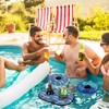 Desing Wish 2 Slots Floating Drink Holder for Pool Neoprene