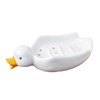 Jaugufiy Ceramic Duck Soap Tray Drain Soap Holder Soap Dish