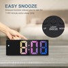 Upgraded Digital Alarm Clock, LED Clock for Bedroom, Electronic Desktop