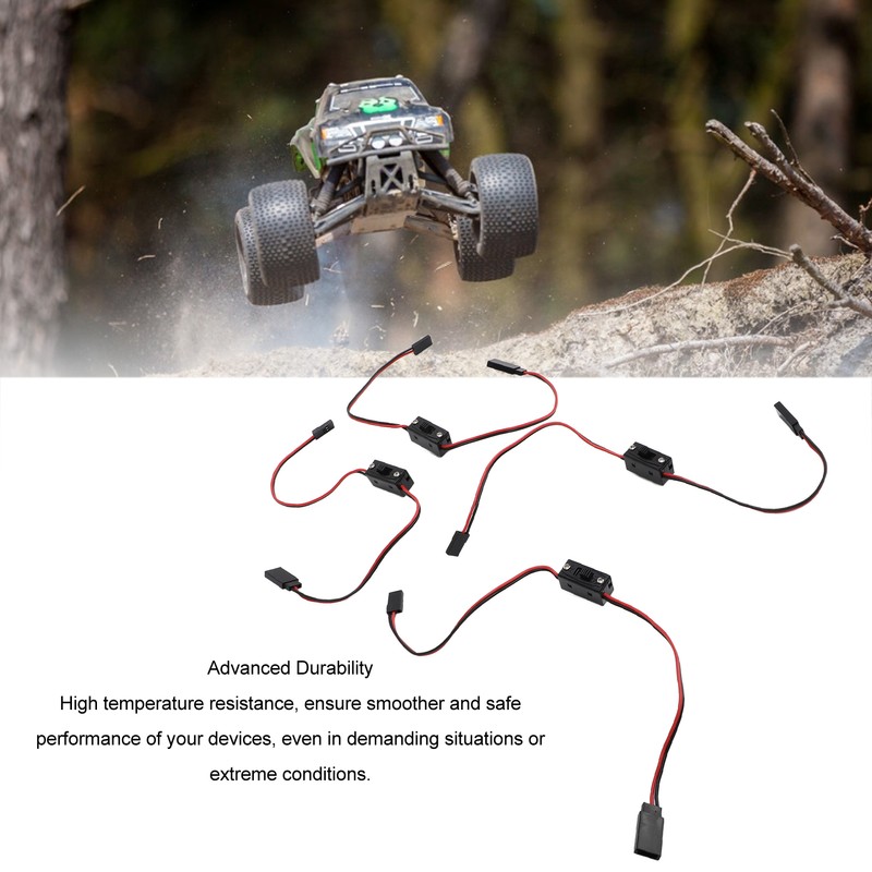 4Pcs RC JR Style Power On Off Switch Versatile Sturdy