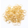 Key Chains Bulk,100Pcs Keychain Rings Metal Key Ring Gold Key