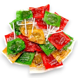 Caramel Apple Orchard Lollipops Variety Pack -1.5 lbs Individually Wrapped 3 Flavor Fall Lollipops for Seasonal Celebrations and Gifting - Perfect Autumn Flavors for Parties and Gatherings(24 oz)