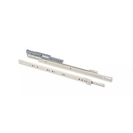 Reliabuilt RELIABILT 22-in 3/4 Extension Soft Close Bottom Mount White Drawer Slide 1-Pair