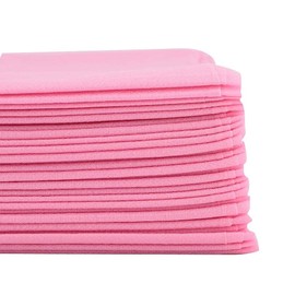 ANCLLO 20Pcs Massage Table Sheets Non-Woven Bed Sheet Waterproof and Oil-proof Bed Cover for Beauty Salon SPA Tattoo Massage Table Hotels (Pink)