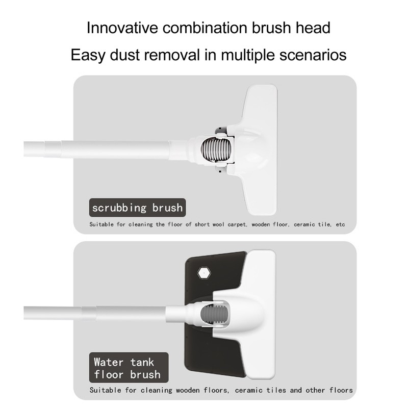 Hand Held Vacuum Cleaner 2000mAh USB Interface White Powerful Cordless