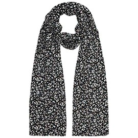 s.Oliver Women's Scarf, Grey/Black, 1