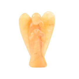 Blessfull Healing Natural Yellow Aventurine Stone Reiki Carved Spiritual Gemstone Guardian Pocket Angel 2 inches Approx