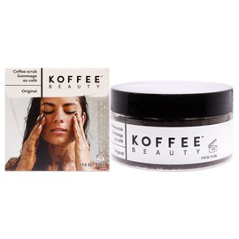 Koffee Beauty Original Coffee Scrub - Exfoliating Body And Face Scrub - Polish And Smooth Skin With Ease - Invigorate Senses With Original Fragrance Formula - For Naturally Radiant Skin - 4 Oz