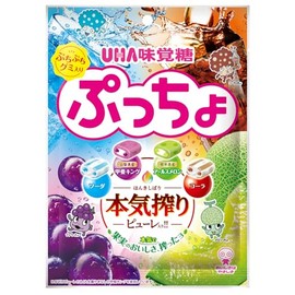 UHA Mikakuto Puccho Bags, 4 Types Assorted, 3.1 oz (88 g) x 6 Bags