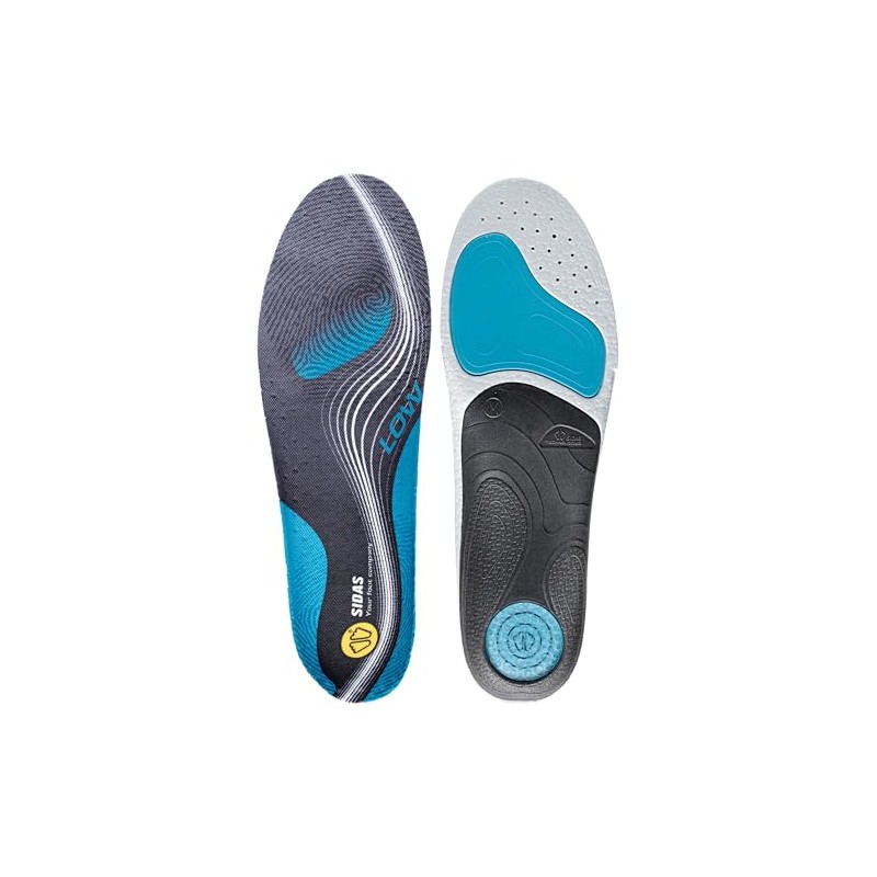 Sidas Unisex's Active Low Insoles, Blue/Black