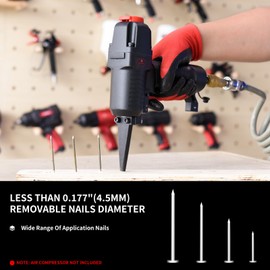 AEROPRO Tools Pneumatic Nail Remover/Air Nail Puller/Remover Gun/Remover Tool/Punch Nailer Heavy Duty Removes Nails for Pallet, Wood Recycling
