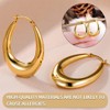 FDCGAS Earrings - 1 Pair of Hoop Earrings for Women,