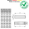 cyclingcolors 2x Schubkarrengriffe handgriff kunststoffgriff griffhülse schubkarrengriff schubkarre griff schwarz