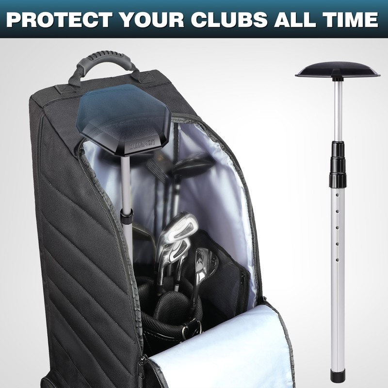 CHAMPKEY Professional Golf Travel Bag Support Rod - Sturdy Aluminum