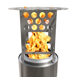 YEFU Fire Pit Heat Deflector for Solo Stove Mesa XL YEFU 7 in, Portable Heat Diffuser for Tabletop Fire Pit Captures and Redirects Warmth, Detachable Mesa XL Heat Deflector for Solo Stove Accessories