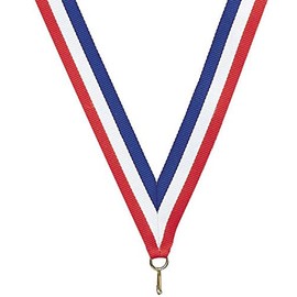 Express Medals 2 inch Die-Cast Baseball Medal Award Medallion with a Detailed high Relief Bright Silver Finish, and a Traditional Red White and Blue Neck Ribbon and Easy Attach Clip.