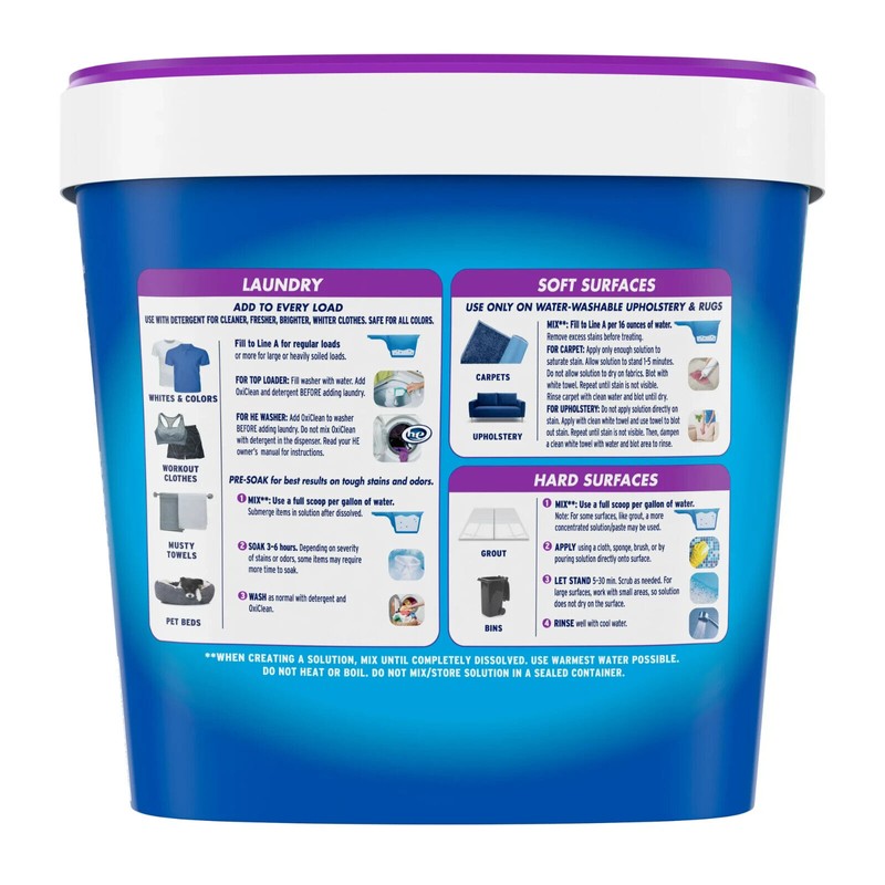 OxiClean Odor Blasters Versatile Odor and Stain Remover Powder, 5