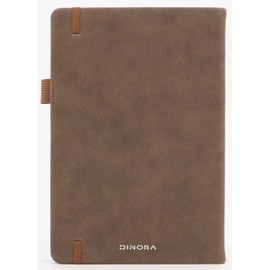 Dinora Notebook A5 Hardcover Blank Faux Leather 200 Numbered Pages 100 g Avery Paper Diary Sketchbook Polyurethane