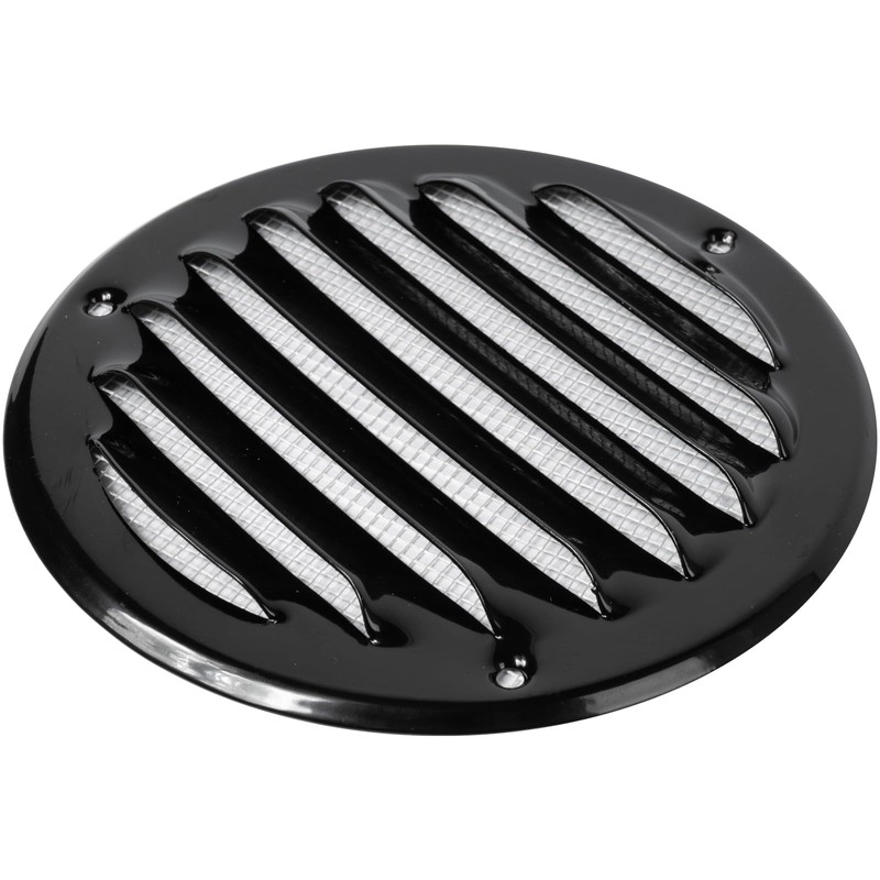 Vent Systems 4" Inch Black Soffit Vent Cover - Pack