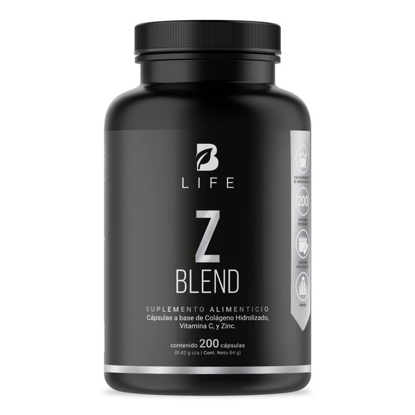 B Life Company Zinc de 200 Cpsulas. Ingredientes naturales Zinc,