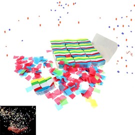 LRESJJIUJ Magic Snow Paper Storm Film Party Stage Magician Trick Flying Colorful Paper Gimmicks Funny Illusion Stage Party Illusion Accessories（Orange）