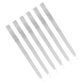 FOMIYES Nail Art Tool Set 6pcs Double Sided Nail Files Fine Grit for Smooth Fingernail Toenail Sanding