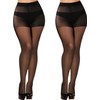 Buauty 40D Sheer Tights for Women - Black Sheer Pantyhose,