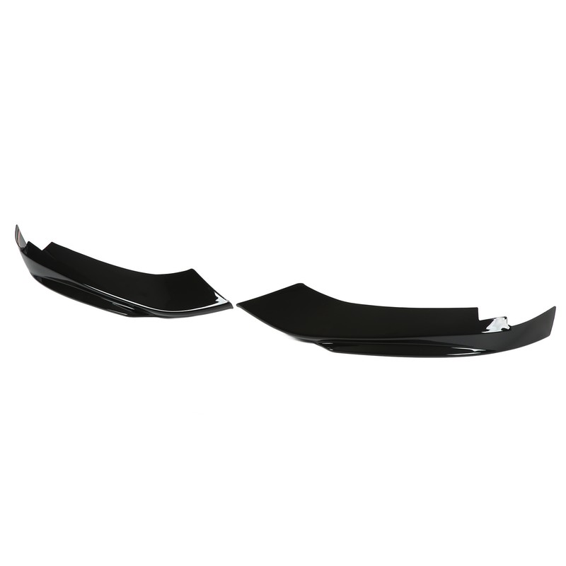 2 Pcs Front Bumper Diffuser Glossy Black Left Right Lip