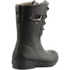 Bogs Women's Amanda II Lace Snow Boot, Black, 7