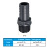 PATIKIL UPVC Barb Fitting Barb Pipe Fitting Hose Barb Fitting