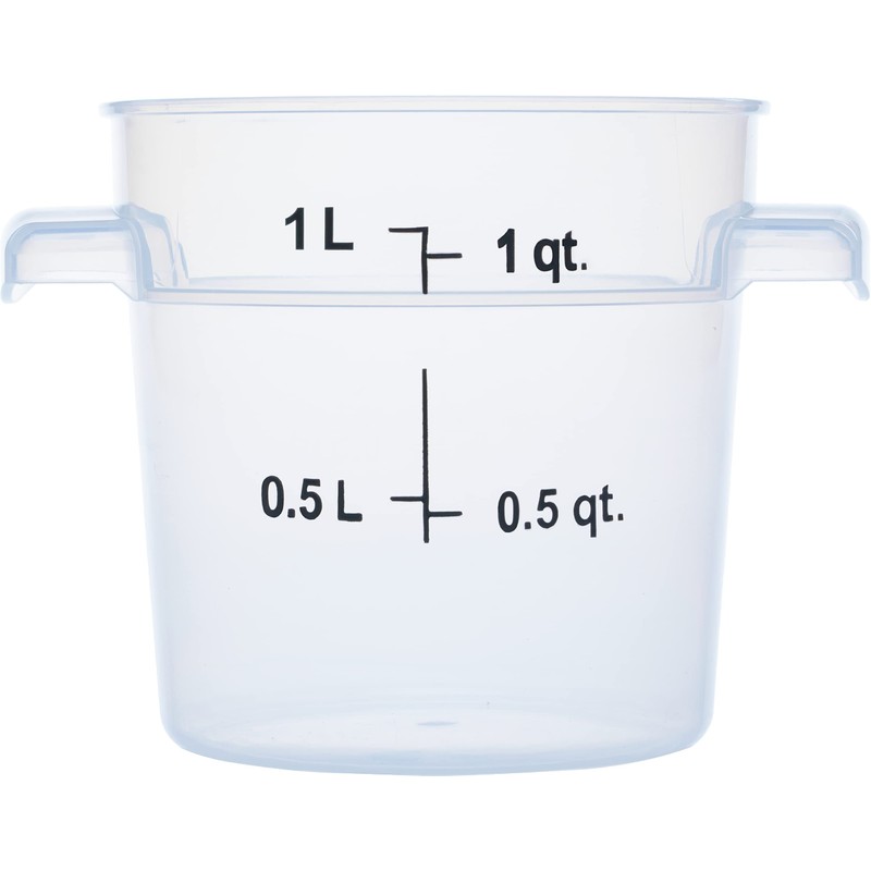 Carlisle FoodService Products Storplus Round Food Storage Container with Stackable