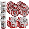Ninja Warrior Birthday Party Supplies Set Plates Napkins Cups Tableware