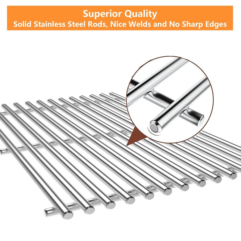 Hisencn 7639 Cooking Grates for Weber Spirit I & II